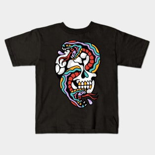 Skull and snake Kids T-Shirt